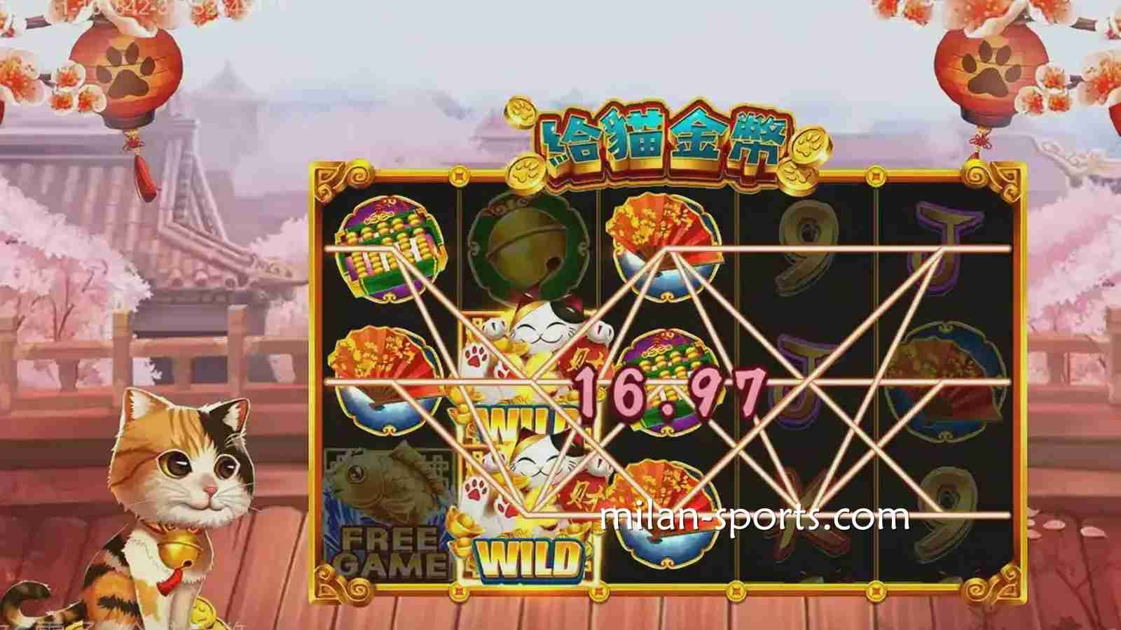 《给猫金币》游戏充满卡通风格与日系元素,在米兰体育极易上手